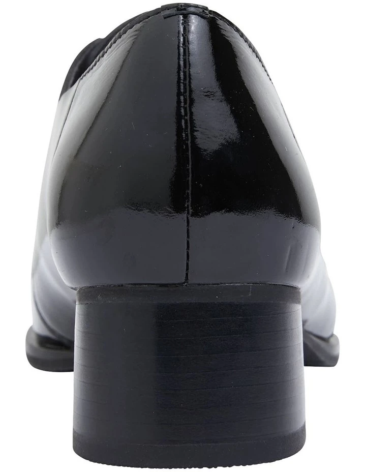 Jane Debster Editor Black Patent Heeled Shoes 5 Jane Debster Editor Black Patent Heeled Shoes - Image 5