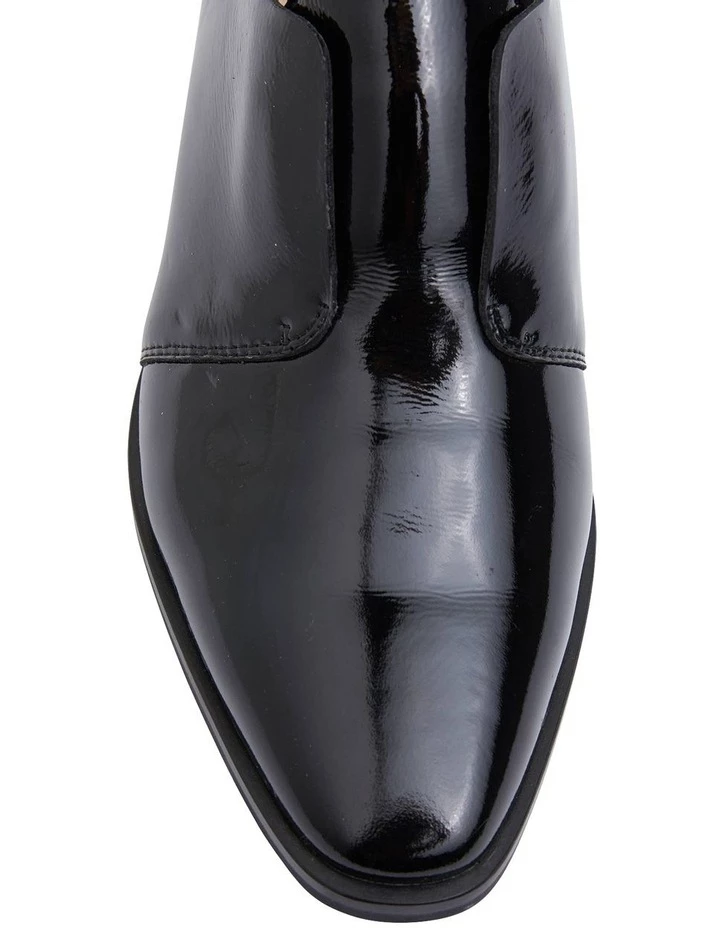 Jane Debster Editor Black Patent Heeled Shoes 6 Jane Debster Editor Black Patent Heeled Shoes - Image 6