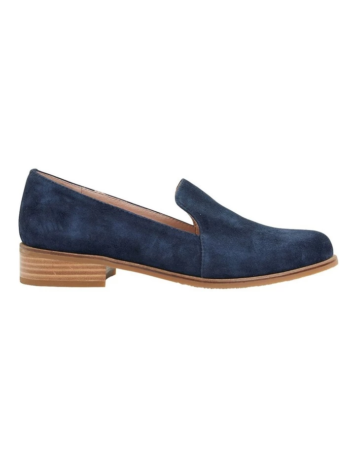 Jane Debster Everest Navy Suede Flat Shoes 1 Jane Debster Everest Navy Suede Flat Shoes