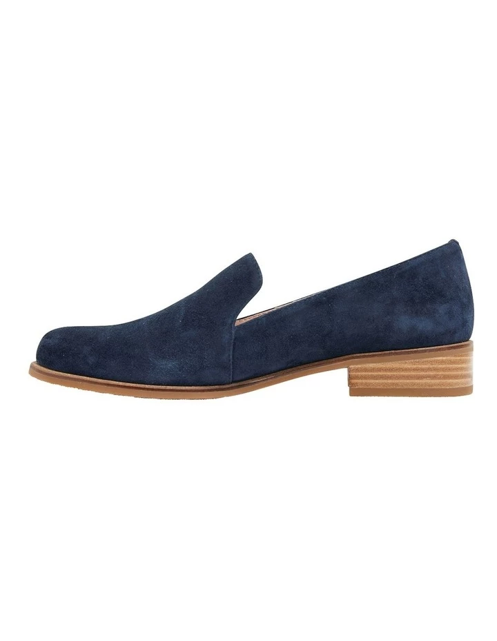 Jane Debster Everest Navy Suede Flat Shoes 3 Jane Debster Everest Navy Suede Flat Shoes - Image 3