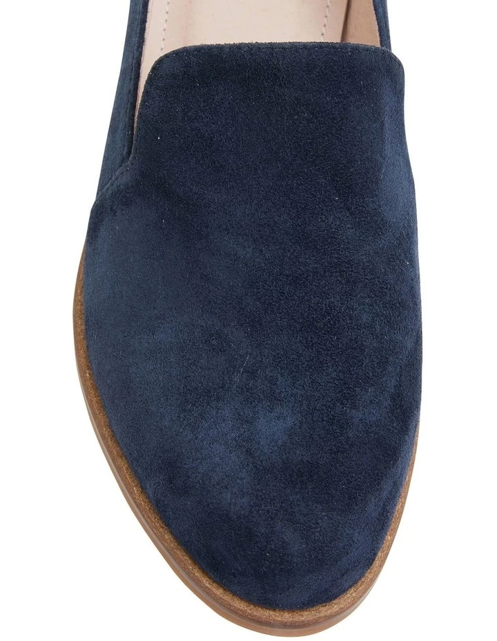 Jane Debster Everest Navy Suede Flat Shoes 6 Jane Debster Everest Navy Suede Flat Shoes - Image 6