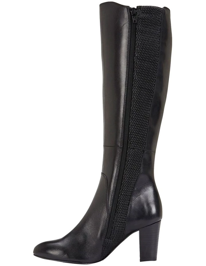 Jane Debster Knight Black Hi Shine Boots 3 Jane Debster Knight Black Hi Shine Boots - Image 3