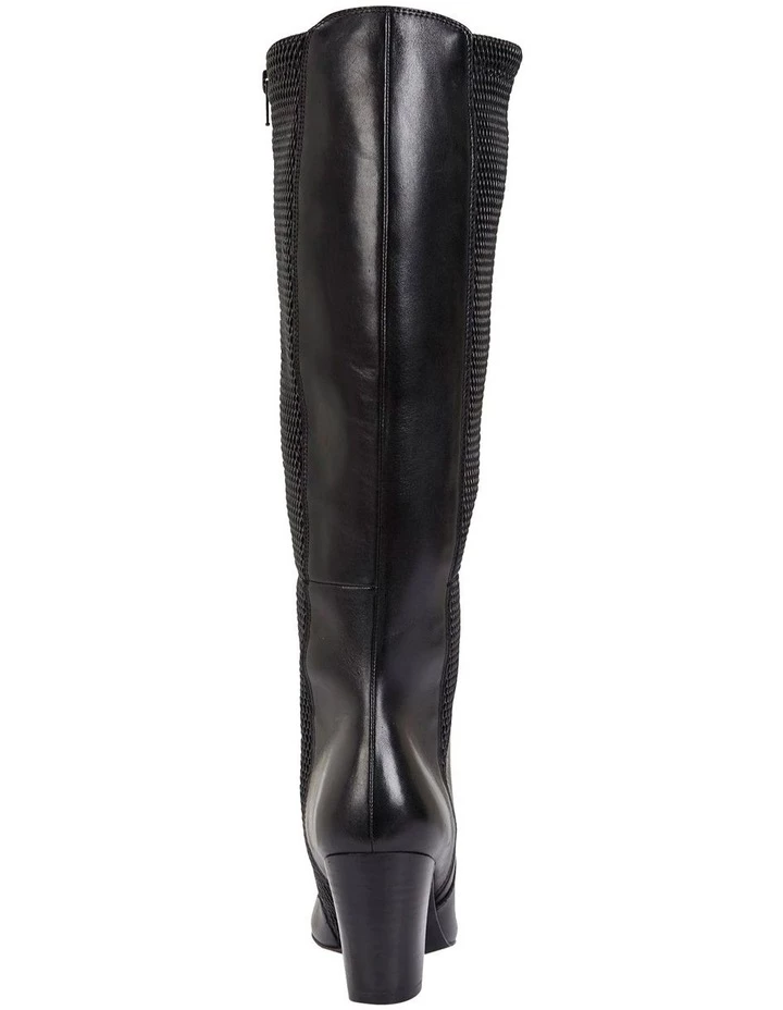 Jane Debster Knight Black Hi Shine Boots 5 Jane Debster Knight Black Hi Shine Boots - Image 5