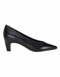 Jane Debster Seduce Black Glove Heeled Shoes