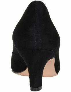 Jane Debster Seduce Black Suede Heeled Shoes -Deals Shoes Store 830199880 5 720x928