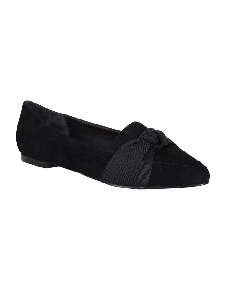 Jane Debster Tango Black Suede Flat Shoes 2 Jane Debster Tango Black Suede Flat Shoes - Image 2