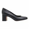Jane Debster Joyce Black Glove Heeled Shoes