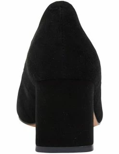 Jane Debster Joyce Black Suede Heeled Shoes -Deals Shoes Store 830200960 5 720x928