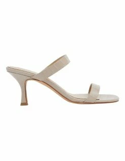 Jane Debster Eva Nude Print Sandals