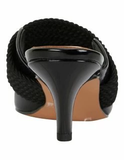 Jane Debster Symbol Black Patent Heeled Shoes -Deals Shoes Store 830201770 5 720x928