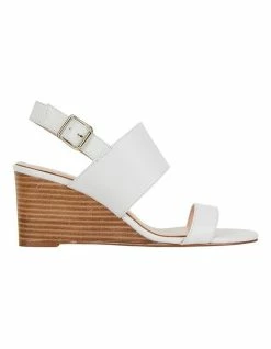 Jane Debster Diana White Glove Sandals
