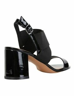 Jane Debster Petal Black Patent /Elastic Sandals -Deals Shoes Store 830202310 4 720x928