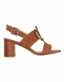 Jane Debster Obsess Tan Glove Sandals