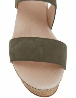Jane Debster Caitlin Khaki Nubuck Sandals -Deals Shoes Store 830202760 6 720x928