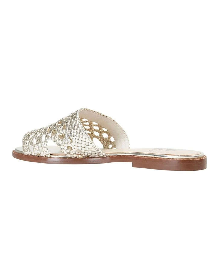 Jane Debster Becky Gold Metallic Sandals 7 Jane Debster Becky Gold Metallic Sandals - Image 7