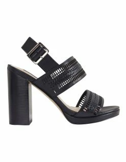 Jane Debster Scorpio Black Glove Sandals