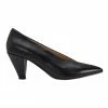 Jane Debster Nancy Black Glove Heeled Shoes