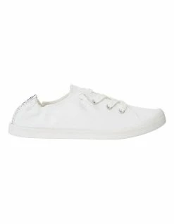 Sandler Link White Fabric Sneakers