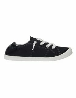 Sandler Link Black Fabric Sneakers