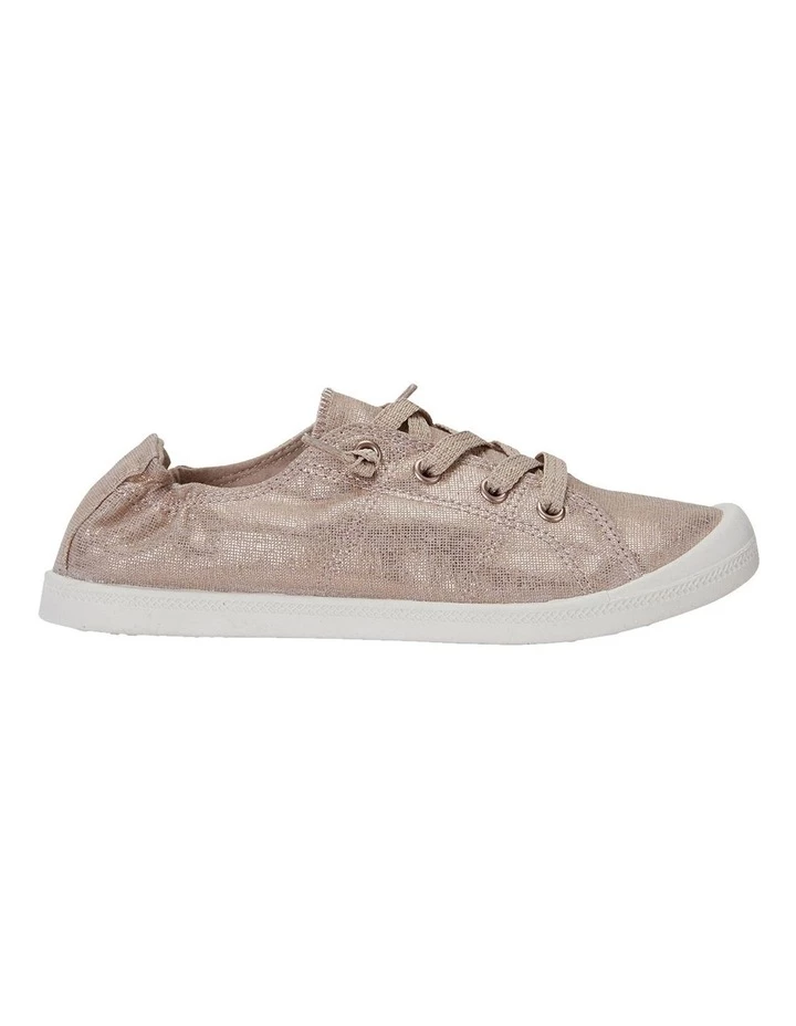 Sandler Link Rose Gold Fabric Sneakers 1 Sandler Link Rose Gold Fabric Sneakers