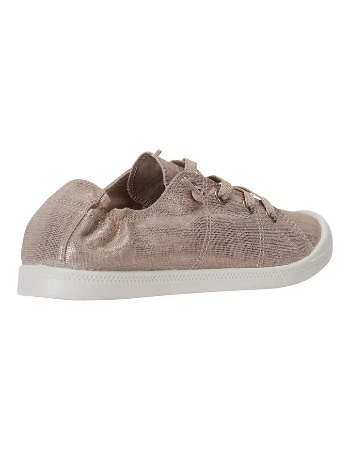Sandler Link Rose Gold Fabric Sneakers 4 Sandler Link Rose Gold Fabric Sneakers - Image 4