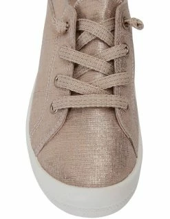 Sandler Link Rose Gold Fabric Sneakers 11 Sandler Link Rose Gold Fabric Sneakers -Deals Shoes Store 830283670 5 720x928