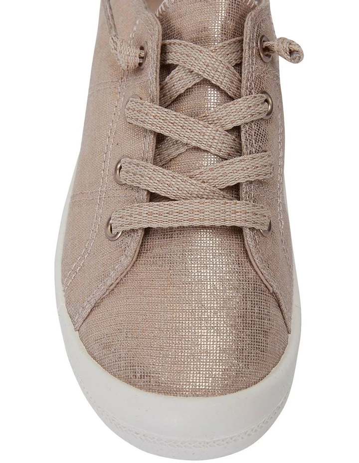Sandler Link Rose Gold Fabric Sneakers 5 Sandler Link Rose Gold Fabric Sneakers - Image 5