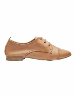 Sandler Utah Light Tan Glove Flat Shoes