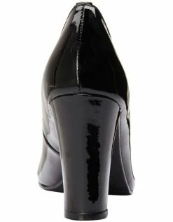 Sandler Alibi Black Patent Heeled Shoes -Deals Shoes Store 830284570 5 720x928