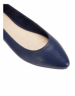 Sandler Lucia Navy Glove Flat Shoes -Deals Shoes Store 830285110 5 720x928