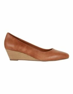 Sandler Henry Cognac Glove Heeled Shoes