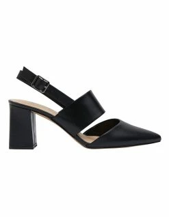 Sandler Kitson Black Patent /Glove Heeled Shoes