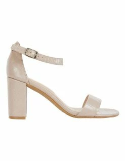 Sandler Juliet Nude Croc Sandals