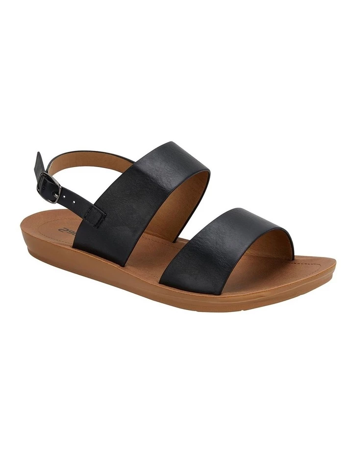 Sandler Ginger Black Smooth Sandals 2 Sandler Ginger Black Smooth Sandals - Image 2
