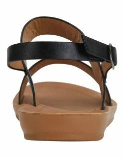 Sandler Ginger Black Smooth Sandals 10 Sandler Ginger Black Smooth Sandals -Deals Shoes Store 830408860 5 720x928