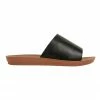 Sandler Glow Black Smooth Sandals