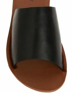 Sandler Glow Black Smooth Sandals -Deals Shoes Store 830410210 6 720x928