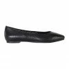 Sandler Leah Black Glove Flat Shoes