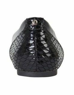 Sandler Gemini Black Glove/Snake Flat Shoes 9 Sandler Gemini Black Glove/Snake Flat Shoes -Deals Shoes Store 830456380 4 720x928