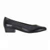 Sandler Emily Black Glove Heeled Shoes