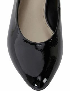 Sandler Emily Black Crinkle Patent Heeled Shoes -Deals Shoes Store 830458090 6 720x928