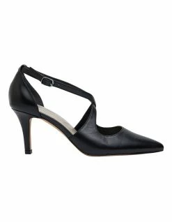 Sandler Merit Black Glove Heeled Shoes
