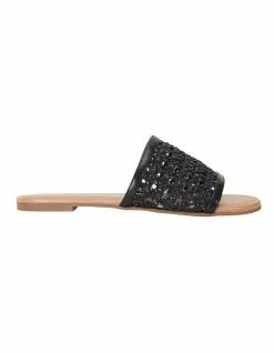 Sandler Ditto Black Weave Sandals