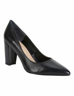 Sandler Lyric Black Glove Heeled Shoes