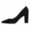 Sandler Lyric Black Suede Heeled Shoes