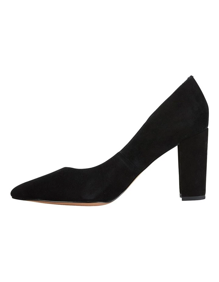 Sandler Lyric Black Suede Heeled Shoes 1 Sandler Lyric Black Suede Heeled Shoes