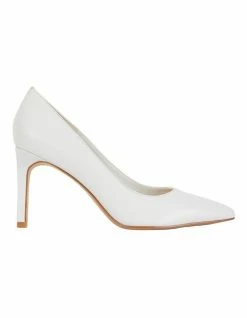 Sandler Octavia White Glove Heeled Shoes