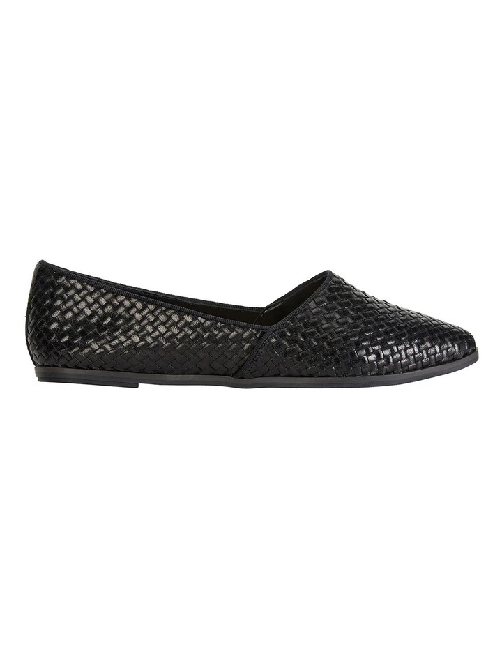 Sandler Shift Black Plait Flat Shoes 1 Sandler Shift Black Plait Flat Shoes