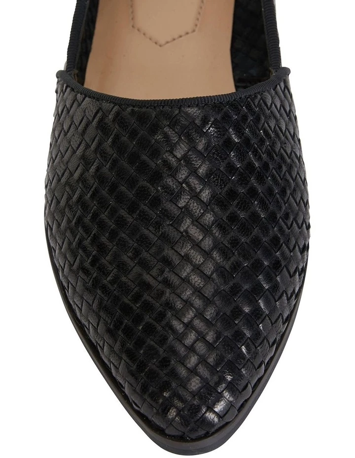 Sandler Shift Black Plait Flat Shoes 3 Sandler Shift Black Plait Flat Shoes - Image 3