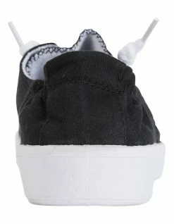 Sandler Switch Black Canvas Sneakers -Deals Shoes Store 830508040 7 720x928